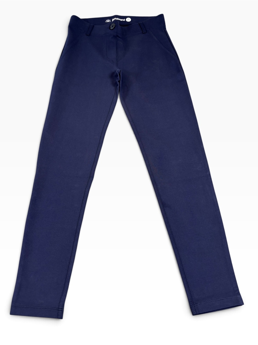 Betabrand DPYP Dress Pant Yoga Pants Navy Skinny XS Petite XSP NWOT